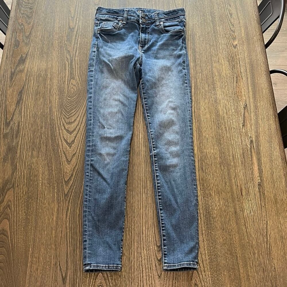 Kut From The Kloth High Rise Toothpick Skinny Jeans Medium Wash Blue Size 2